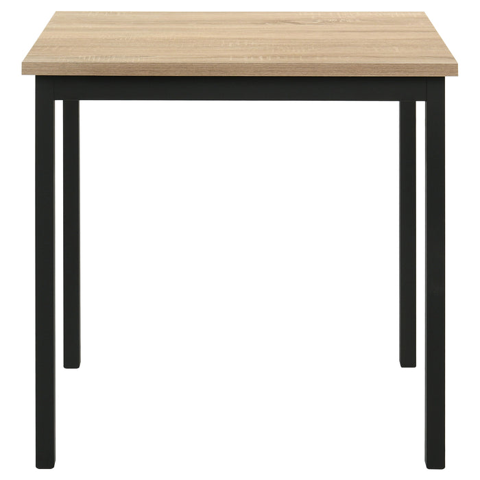 Garza Space Saving Rectangular Dining Table Greige Oak