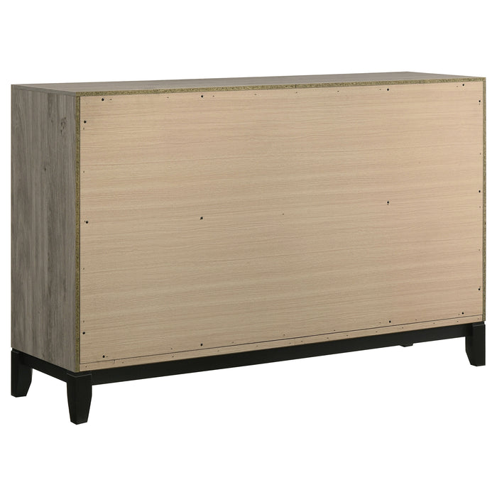 Valen Five-piece Eastern King Bedroom Set Light Taupe