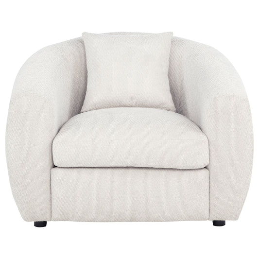 Isabella Fabric Upholstered Accent Chair Sand