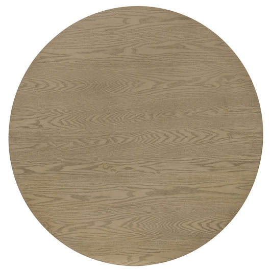 Hamlyn 43-inch Round Wood Dining Room Table Natural Oak