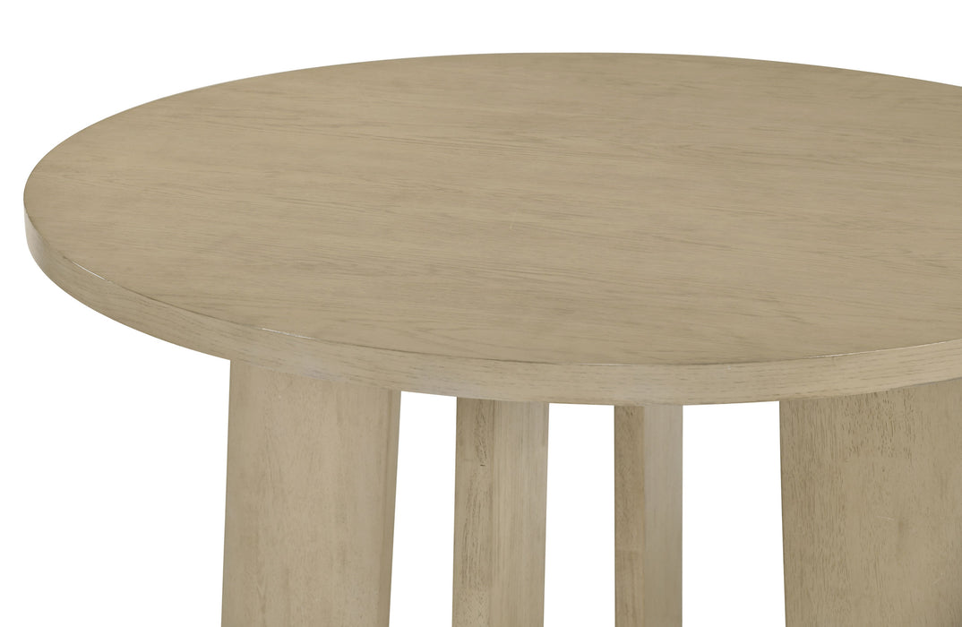 Strouse 5-piece Dining Set Black and Natural Oak