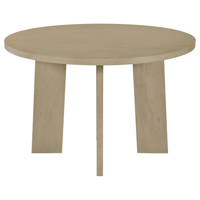 Strouse 5-piece Dining Set Grey and Natural Oak
