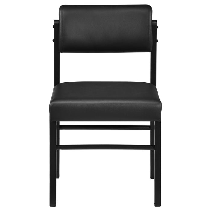 Decker 7-piece 82-inch Rectangular Dining Set Black