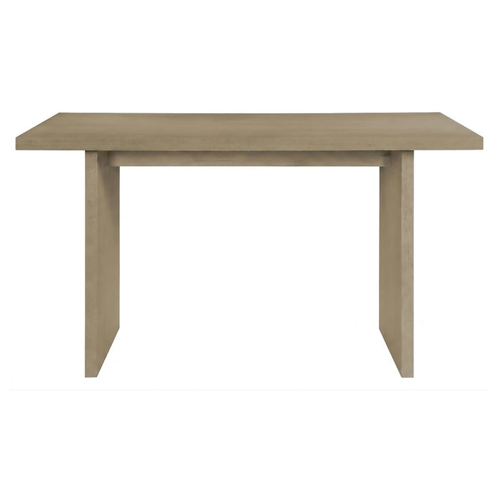 Decker 7-piece 70-inch Rectangular Counter Height Dining Set Cream and Natural Oak