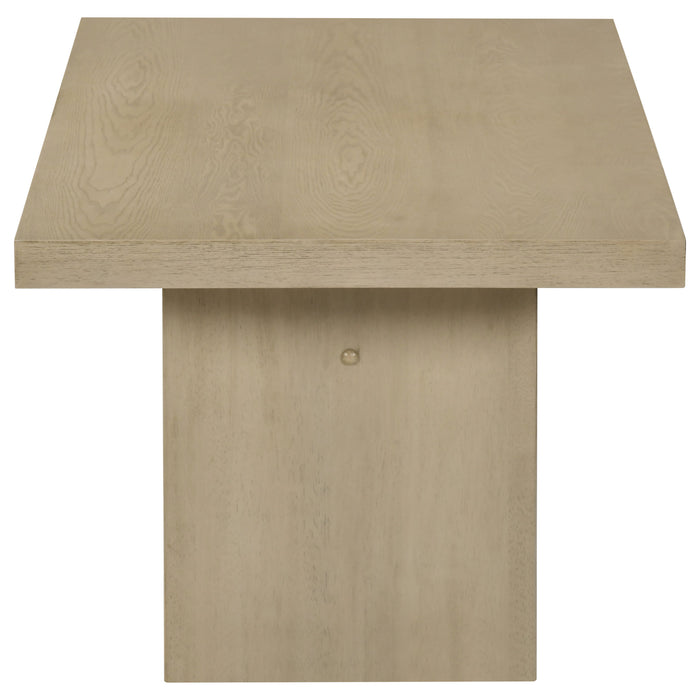 Decker 3-piece Coffee and End Table Set Natural Oak
