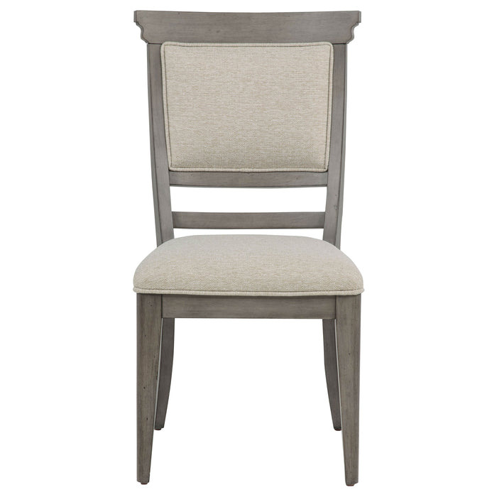 Cresswell Upholstered Dining Side Chair Tan (Set of 2)