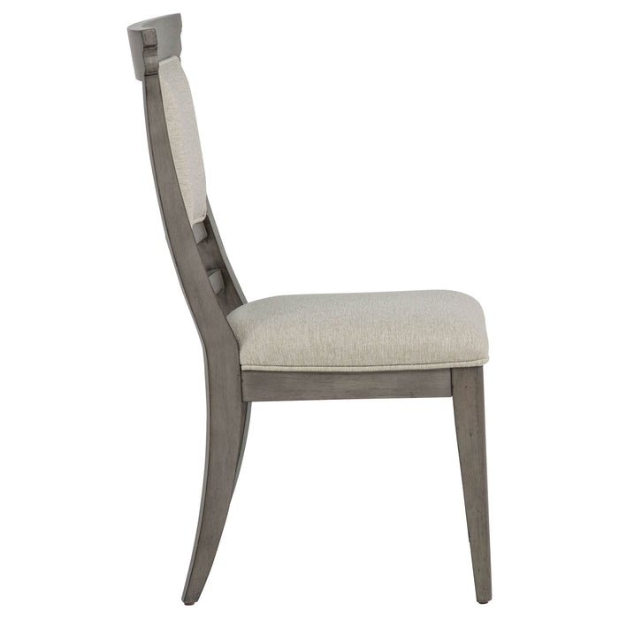 Cresswell Upholstered Dining Side Chair Tan (Set of 2)