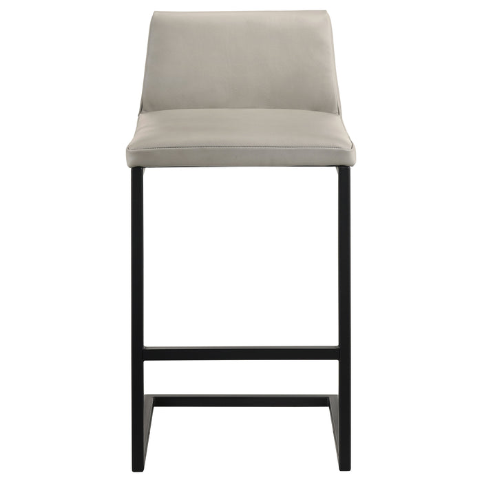 Vardon Genuine Leather Bar Stool Tan (Set of 2)