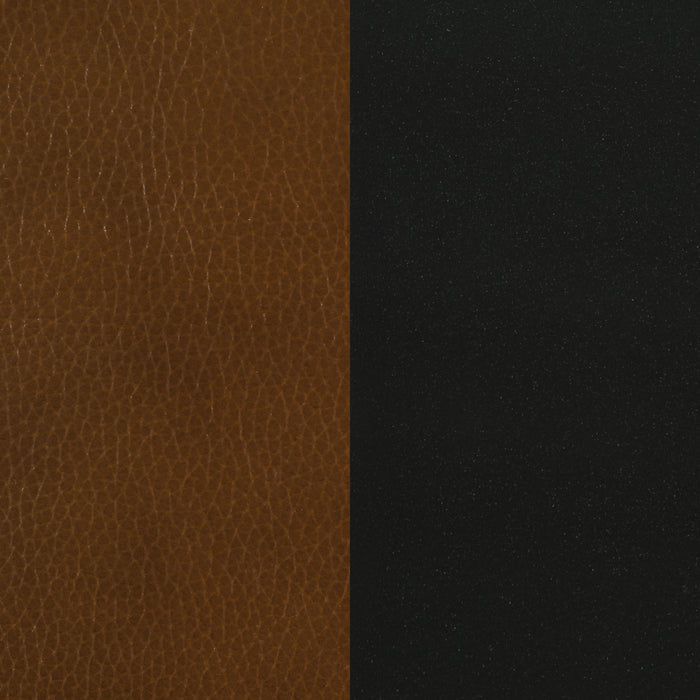 Vardon Genuine Leather Bar Stool Dark Brown (Set of 2)