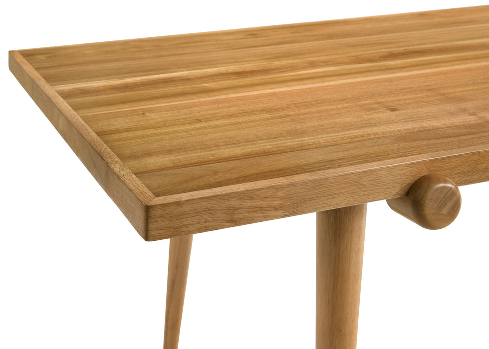 Fabra 79-inch Rectangular Wood Dining Table Honey