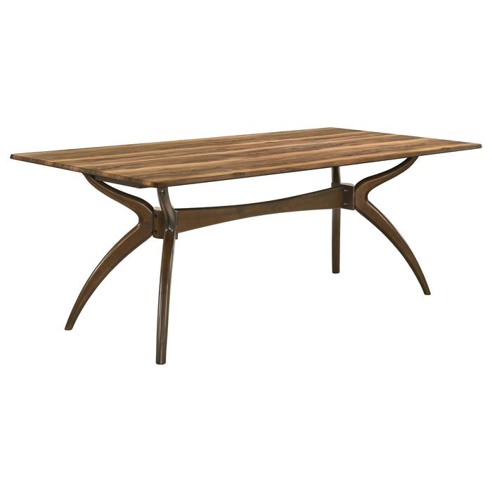 Randolph 7-piece Smart Top Rectangular Dining Set Sheesham and Brown