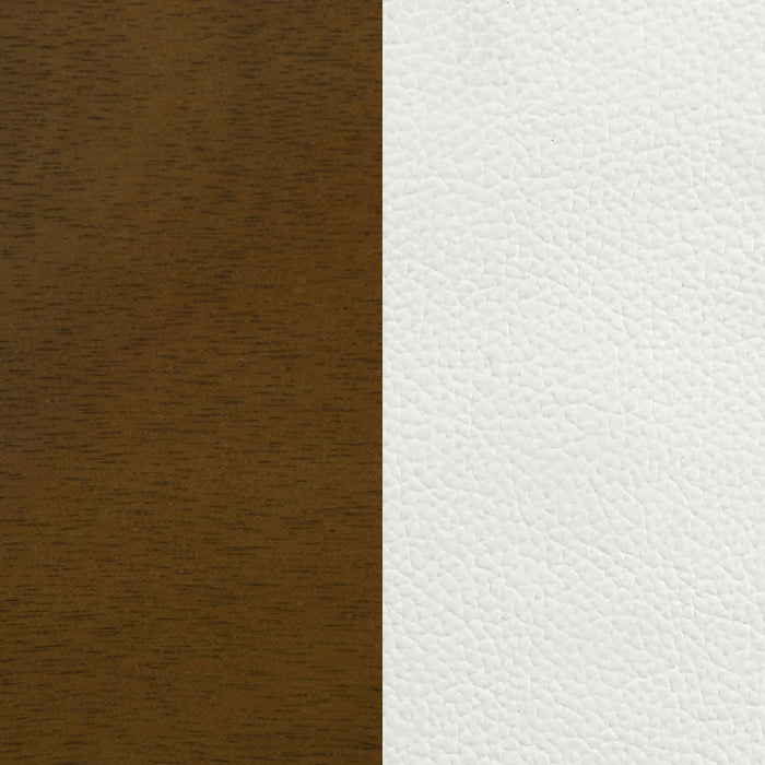 Merrin Dining Side Chair Off White and Walnut (Set of 2)