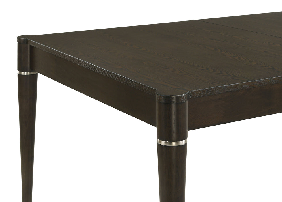 Reseda 5-piece Rectangular Dining Set Ash Brown