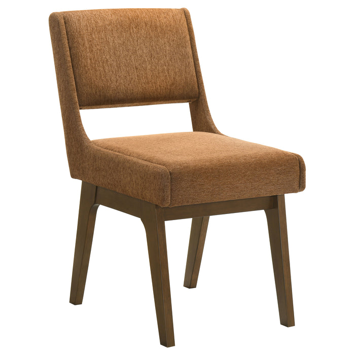 Galindo Upholstered Dining Side Chair Nutmeg (Set of 2)