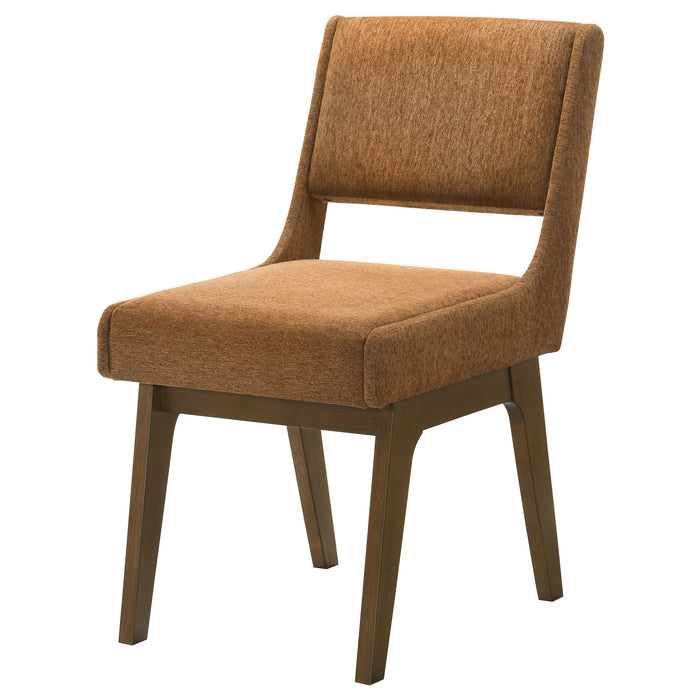 Galindo Upholstered Dining Side Chair Nutmeg (Set of 2)
