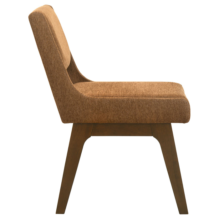 Galindo Upholstered Dining Side Chair Nutmeg (Set of 2)