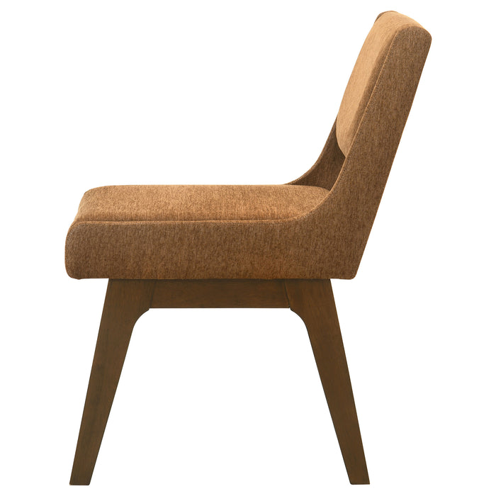 Galindo Upholstered Dining Side Chair Nutmeg (Set of 2)