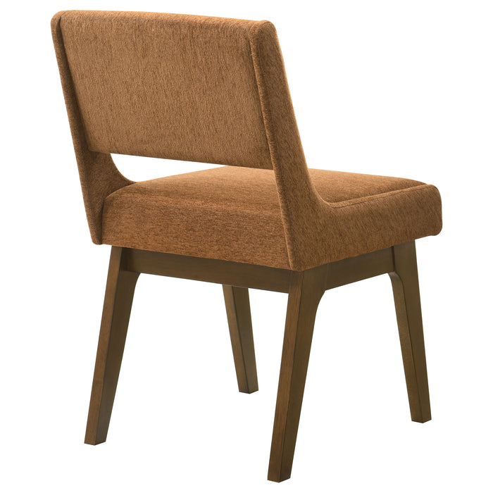 Galindo Upholstered Dining Side Chair Nutmeg (Set of 2)