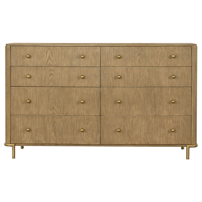 Arini 3-piece Queen Bedroom Set Sand Wash and Natural Cane