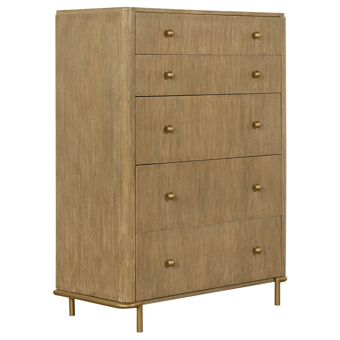Arini 3-piece Queen Bedroom Set Sand Wash and Natural Cane