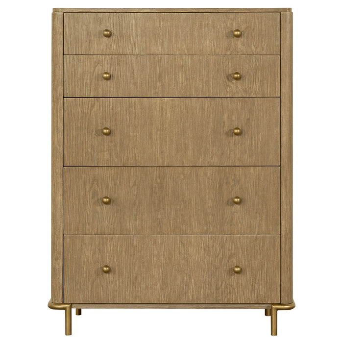 Arini 3-piece Queen Bedroom Set Sand Wash and Natural Cane