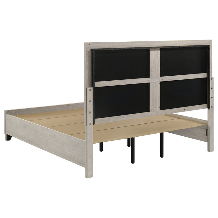 Farre 5-piece Eastern King Bedroom Set Washed Grey