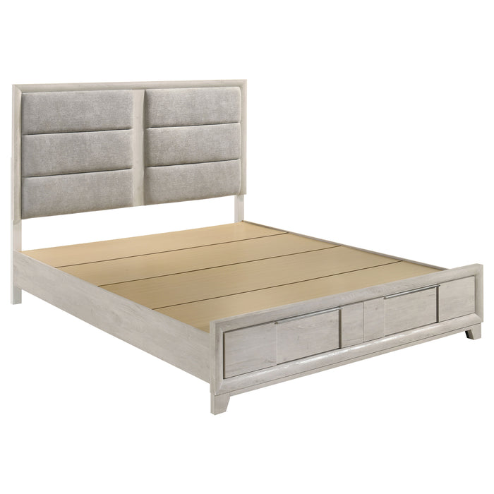 Farre 5-piece Eastern King Bedroom Set Washed Grey