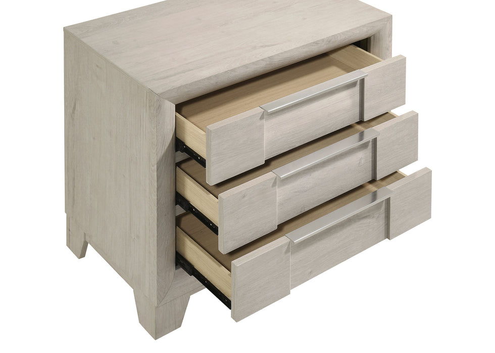 Farre 5-piece Eastern King Bedroom Set Washed Grey