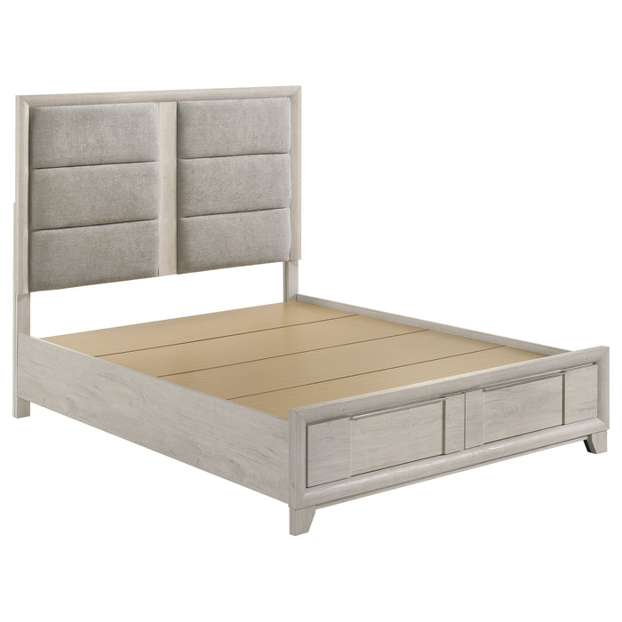 Farre 4-piece Queen Bedroom Set Washed Grey