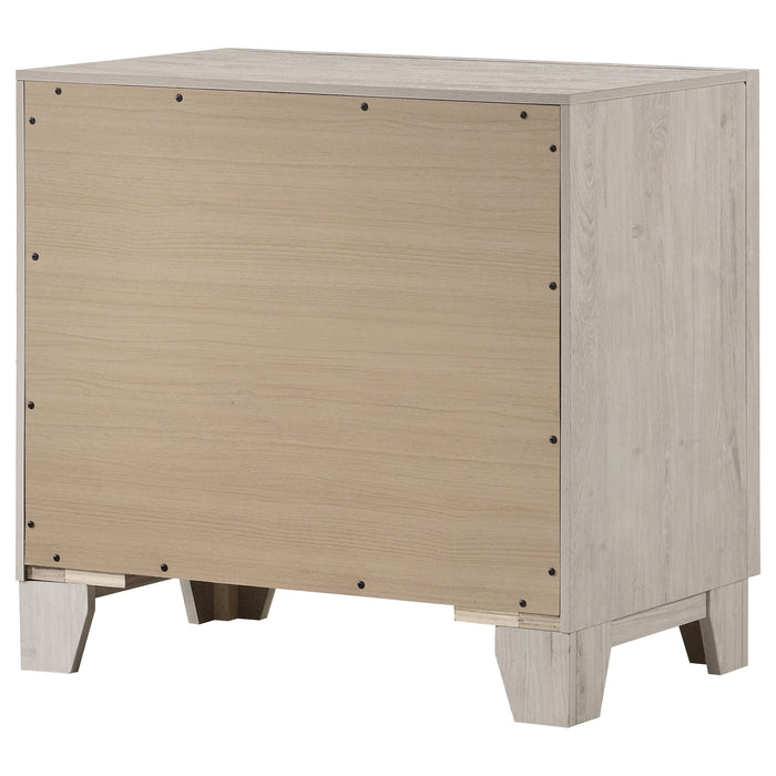 Farre 2-drawer Nightstand Bedside Table Washed Grey