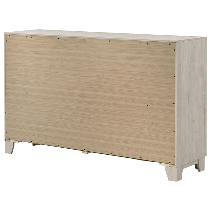 Farre 6-drawer Dresser Washed Grey