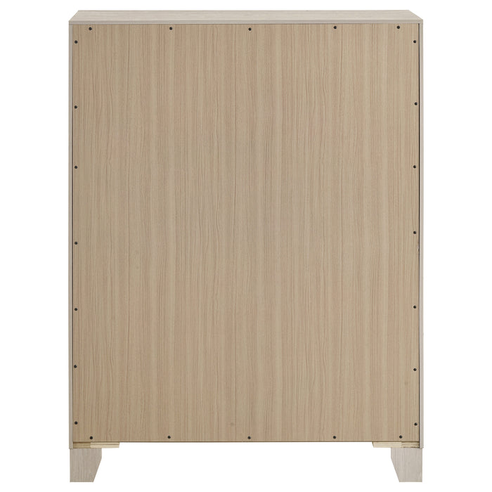 Farre 5-drawer Chest of Drawers Washed Grey