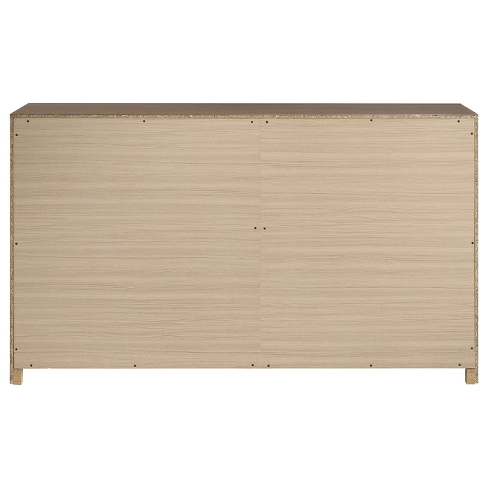 Etienne 6-drawer Bedroom Dresser Walnut