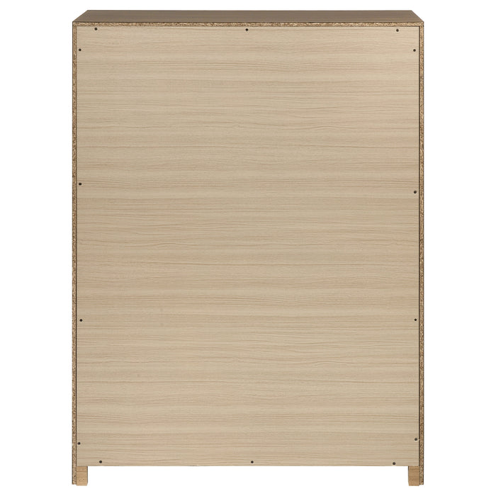 Etienne 5-drawer Bedroom Chest of Drawers Walnut