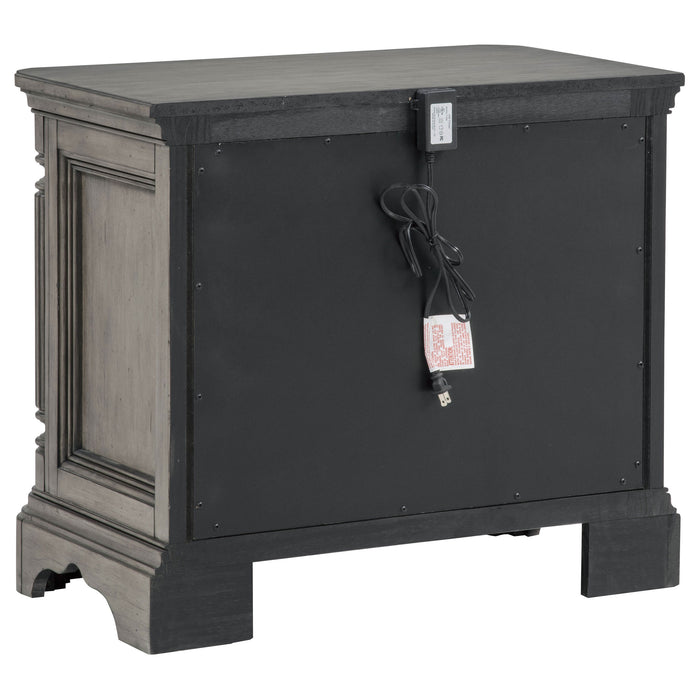 Cresswell 5-piece California King Storage Bedroom Set Taupe