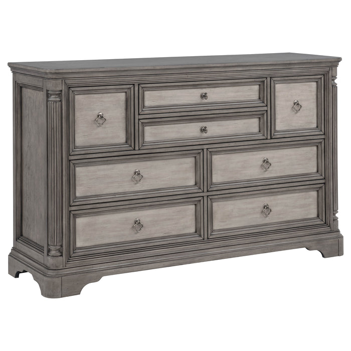 Cresswell 4-piece Eastern King Bedroom Set Weathered Taupe