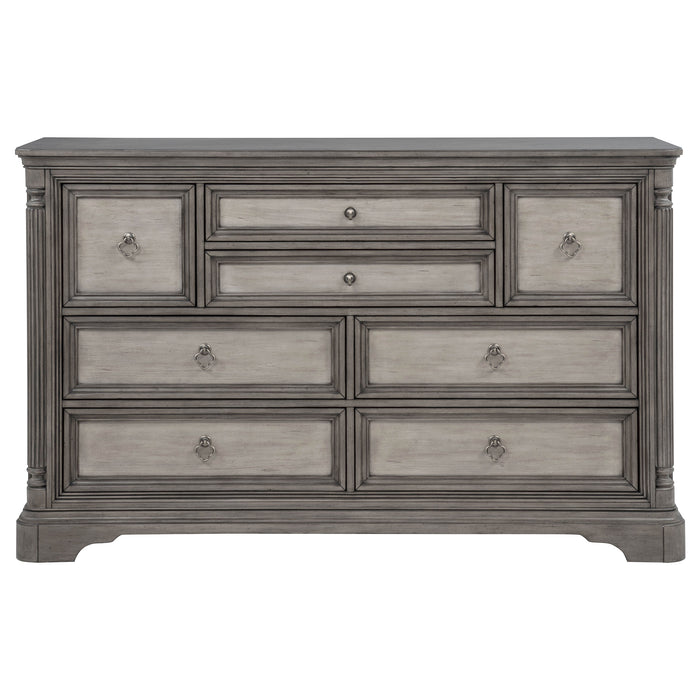 Cresswell 8-drawer Bedroom Dresser Weathered Taupe