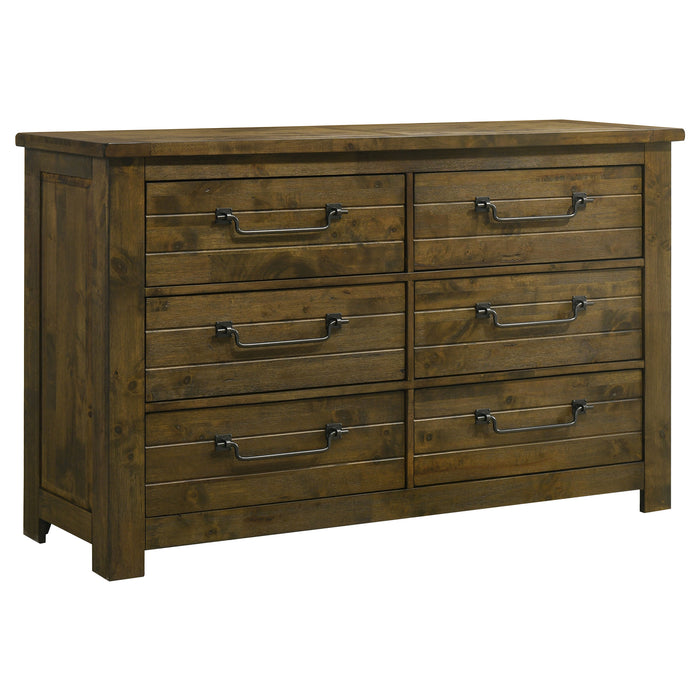 Doherty 4-piece Queen Bedroom Set Rustic Brown