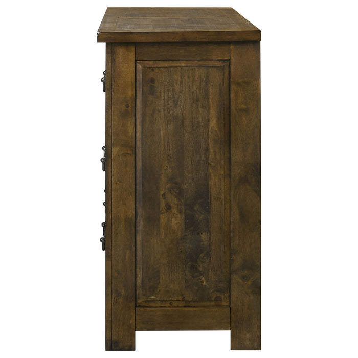 Doherty 6-drawer Bedroom Dresser Rustic Brown
