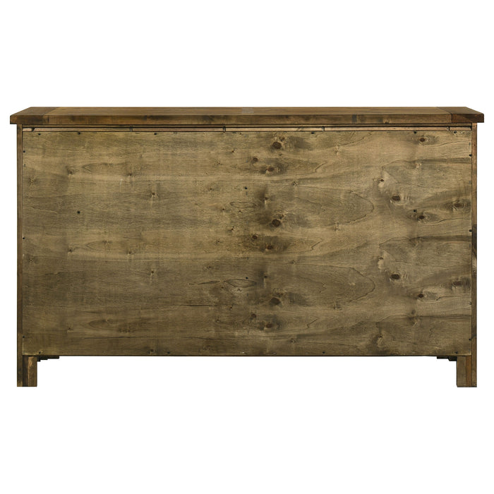 Doherty 6-drawer Bedroom Dresser Rustic Brown