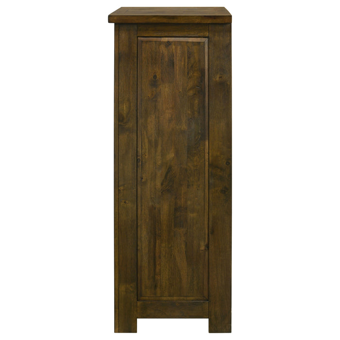 Doherty 5-drawer Chest of Drawers Rustic Brown