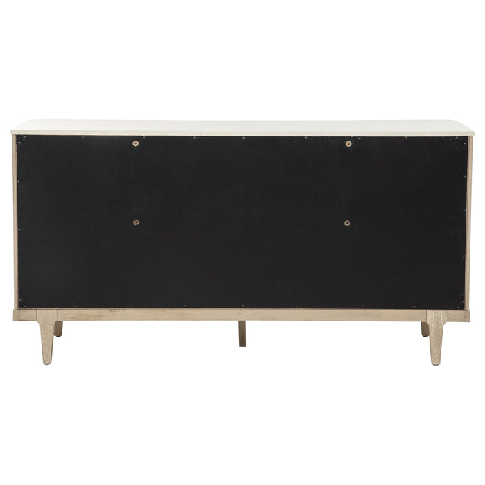 Lucaire 6-drawer Dresser Cabinet Sandstone