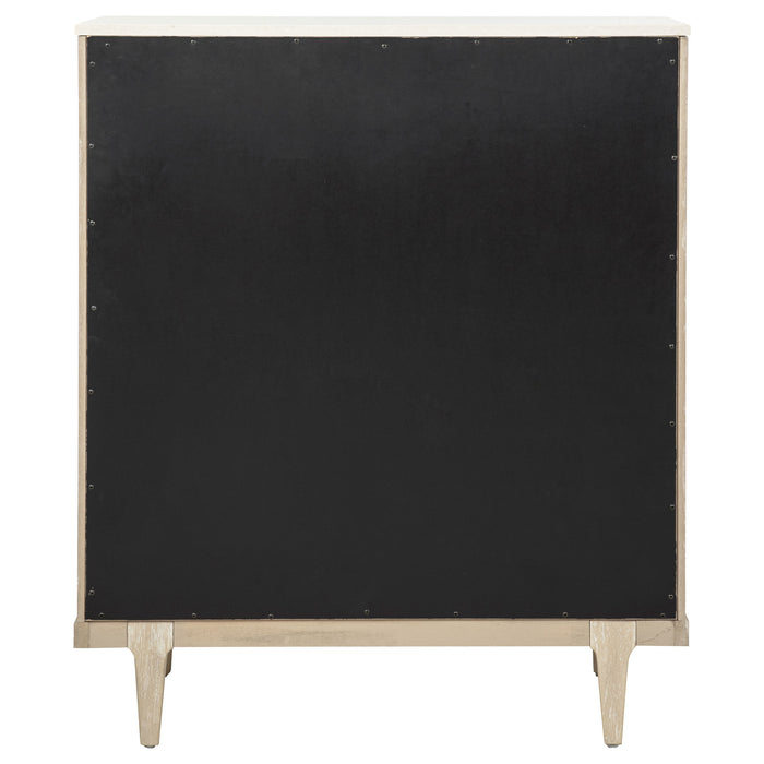 Lucaire 5-drawer Chest of Drawers Sandstone