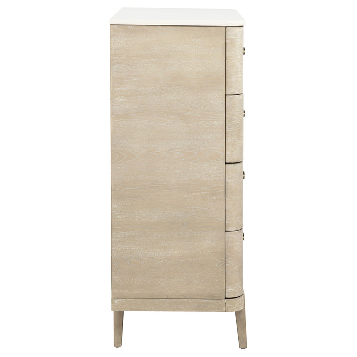 Lucaire 5-drawer Chest of Drawers Sandstone
