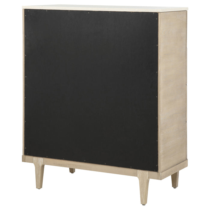 Lucaire 5-drawer Chest of Drawers Sandstone