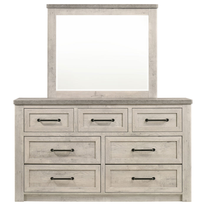 DRESSER WITH MIRROR