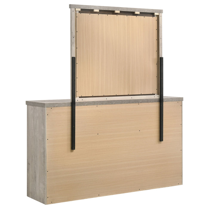 DRESSER WITH MIRROR