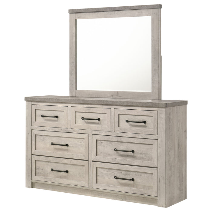 DRESSER WITH MIRROR