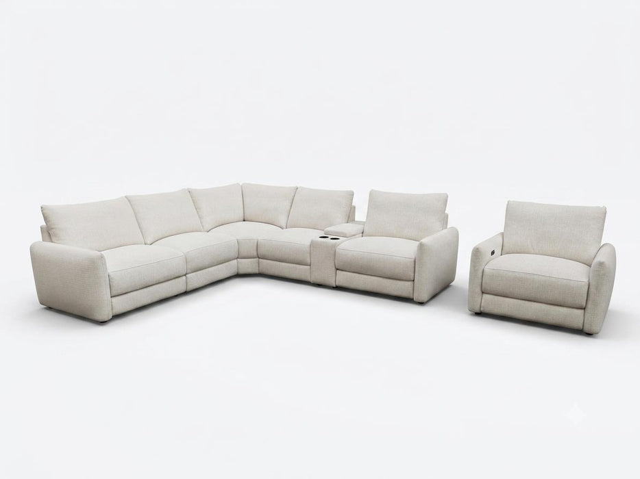 HP0426 Power Sectional 6 Pc Set Pearl