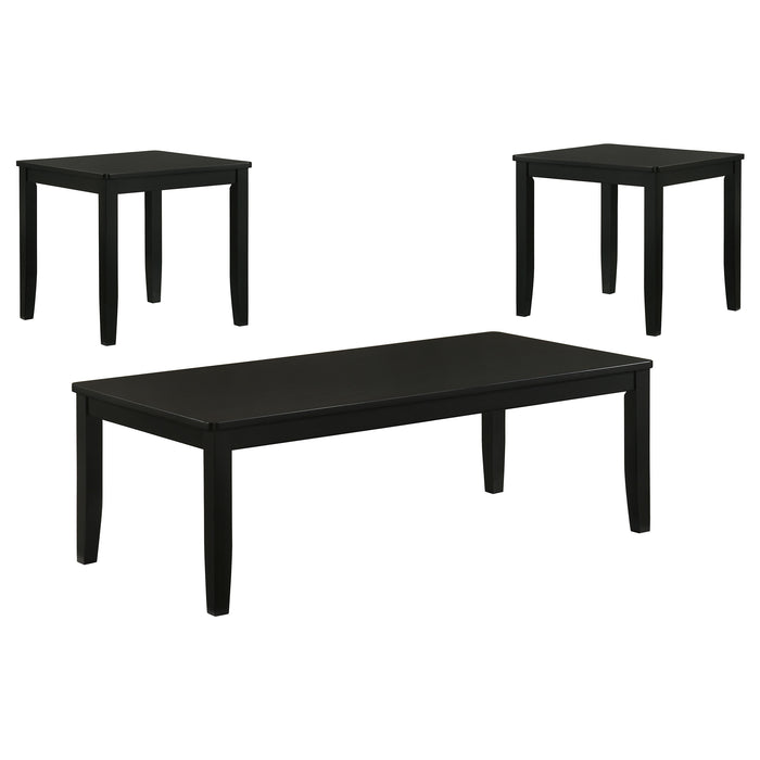HP0426 Coffee Table 3 Pc Set Black